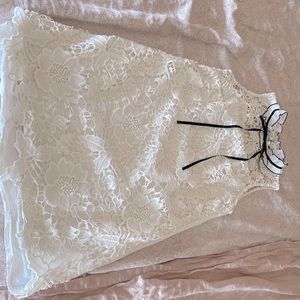 White baby doll dress